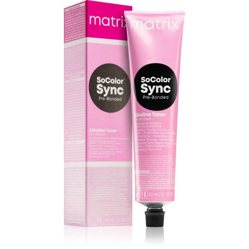Matrix SoColor Sync Pre-Bonded Alkaline Toner Full-Bodied alkalický toner na vlasy odstín 7MC Medium Blonde Mocha Copper 90 ml