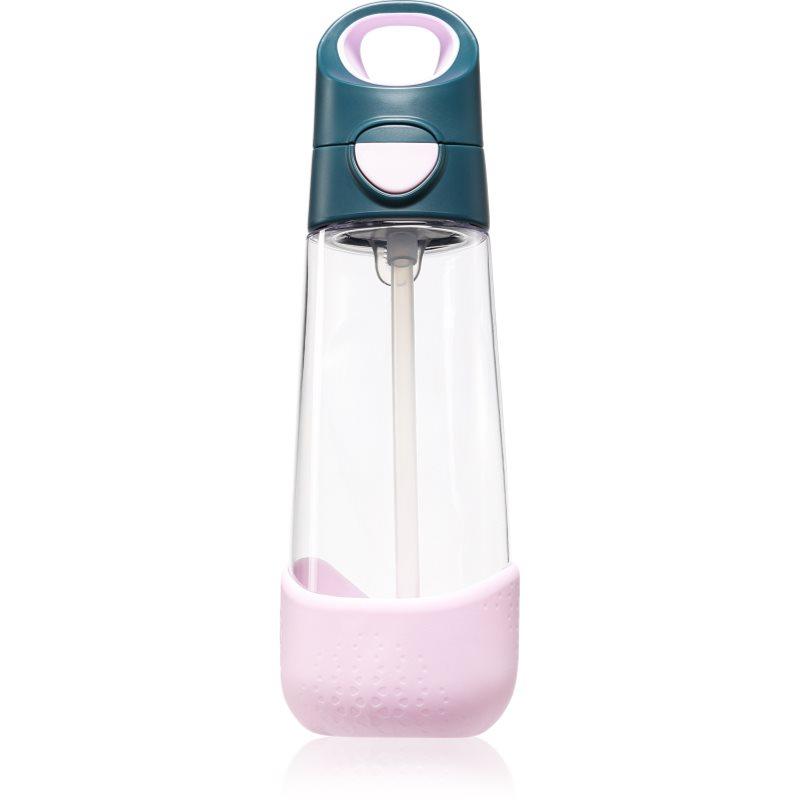 B.Box Bottle with Straw láhev s brčkem Indigo Rose 600 ml