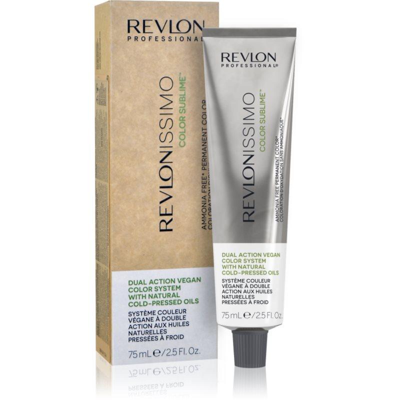 Revlon Professional Revlonissimo Color Sublime permanentní barva na vlasy bez silikonů odstín 7.4 75 ml