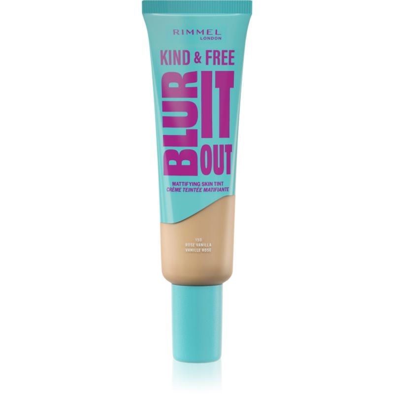 Rimmel Kind & Free Blur It Out lehký hydratační make-up SPF 20 odstín 150 Rose Vanilla 30 ml