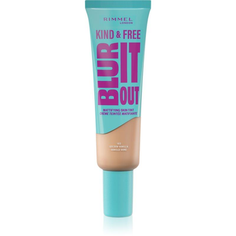 Rimmel Kind & Free Blur It Out lehký hydratační make-up SPF 20 odstín 163 Golden Vanilla 30 ml
