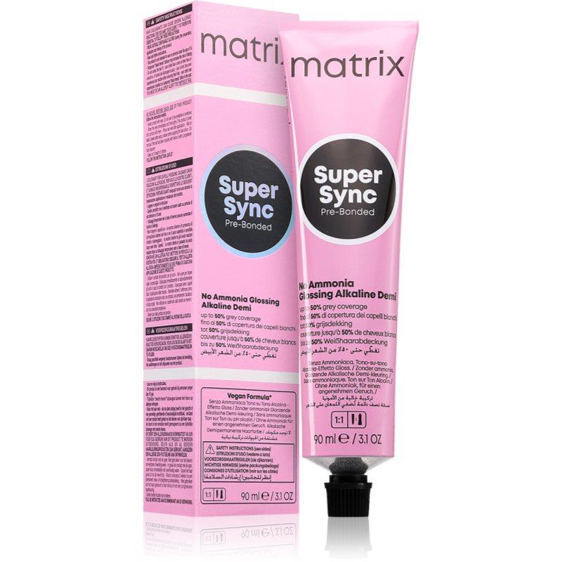 Matrix Super Sync Pre-Bonded demipermanentní barva na vlasy odstín 3NN Neutral Neutral Natural Black 90 ml