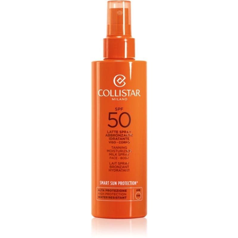 Collistar Tanning Moisturizing Milk Spray opalovací mléko ve spreji pro zvýraznění opálení 200 ml