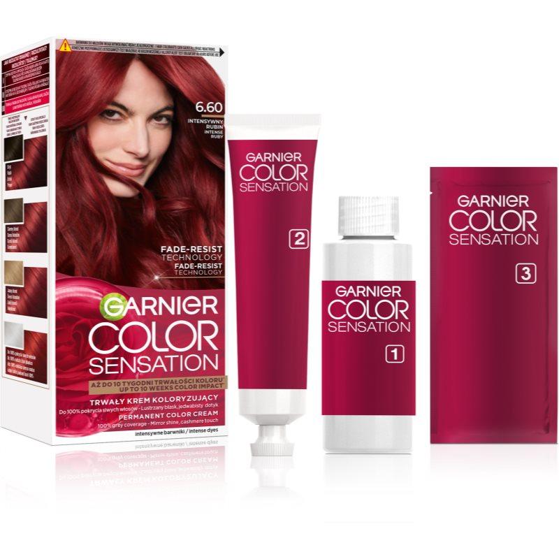 Garnier Color Sensation barva na vlasy odstín 6.60 Intensywny Rubin 1 ks
