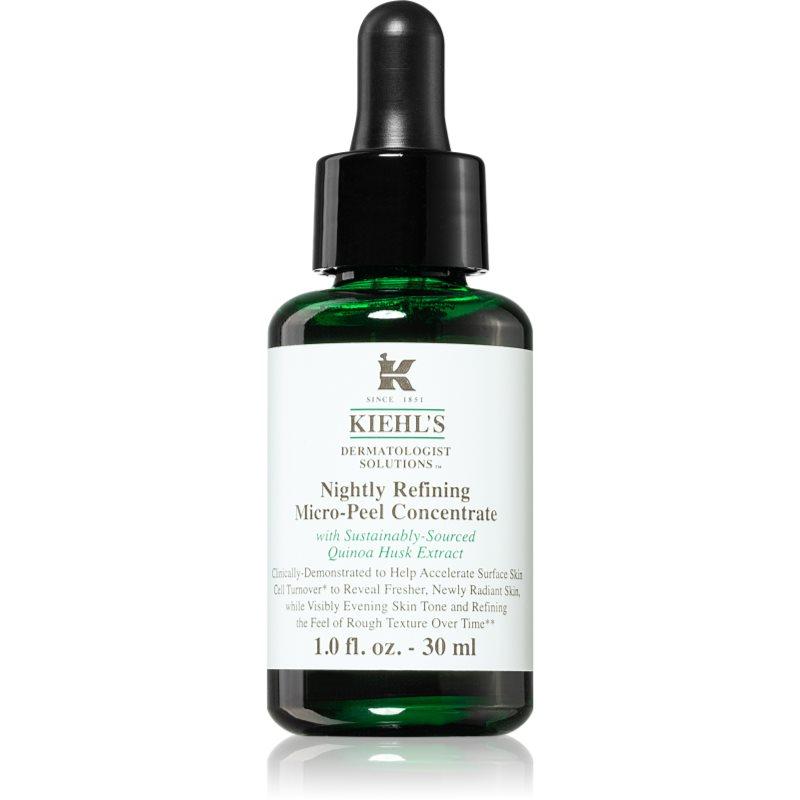 Kiehl's Dermatologist Solutions Nightly Refining Micro-Peel Concentrate rozjasňující noční peelingová péče pro všechny typy pleti včetně citlivé 30 ml