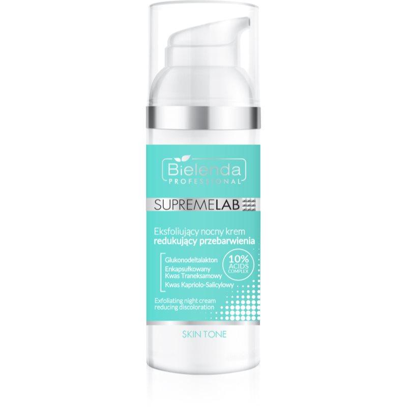 Bielenda Professional Supremelab Skin Tone exfoliační noční krém pro pleť s hyperpigmentací 50 ml