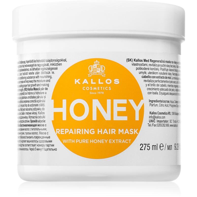 Kallos KJMN Professional Honey intenzivní hydratační maska pro suché a poškozené vlasy 275 ml