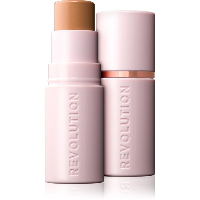 Makeup Revolution Skin Silk Bronzer Stick krémový bronzer v tyčince odstín Medium Sunset 4.5 g
