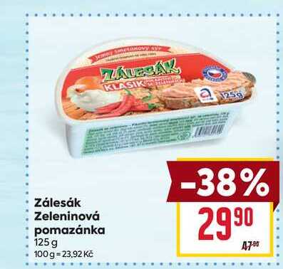 Zálesák Zeleninová pomazánka 125 g