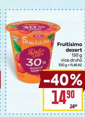 Fruitisimo dezert 130 g