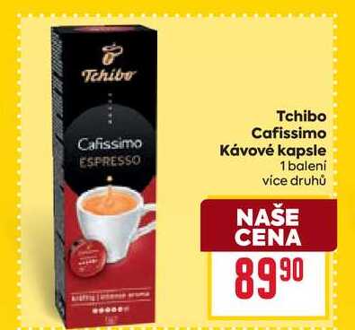 TchiboCafissimo Kávové kapsle 1 balení 