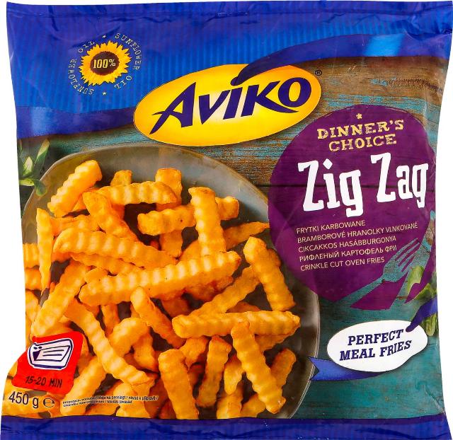 AVIKO Zig Zag hranolky křupavé vlnky