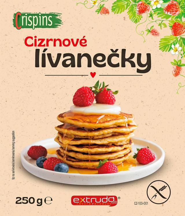 Extrudo Cizrnové lívanečky
