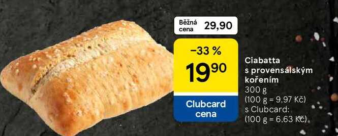 Ciabatta s provensálským kořením, 300 g  