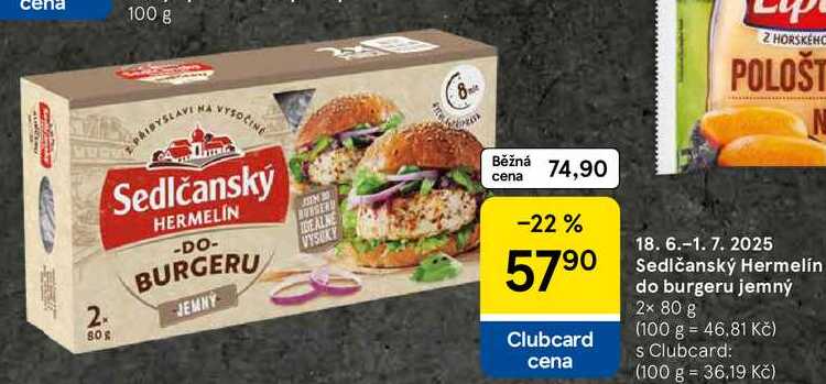 Sedlčanský Hermelín, 2 x 80 g