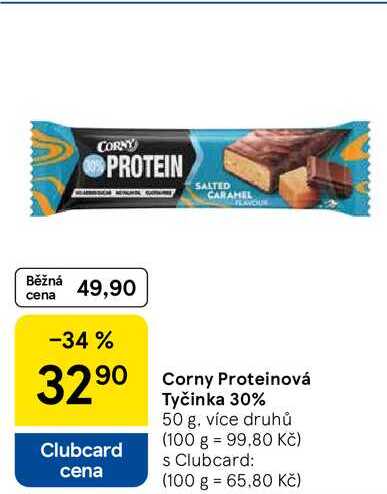 Corny Proteinová Tyčinka 30%, 50 g 
