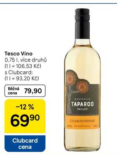 Tesco Víno, 0,75 l