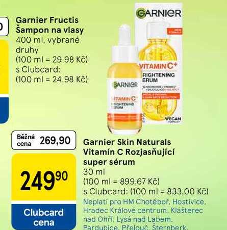 Garnier Skin Naturals Vitamín C Rozjasňující super sérum, 30 ml 