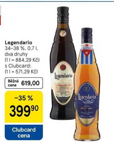 Legendario 34-38 %, 0.7 l