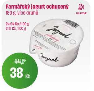 Farmářský jogurt ochucený 180 g, více druhů 