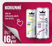 KORUNNÍ 330 ml ochucená plech