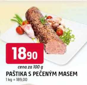 PAŠTIKA S PEČENÝM MASEM 100 g
