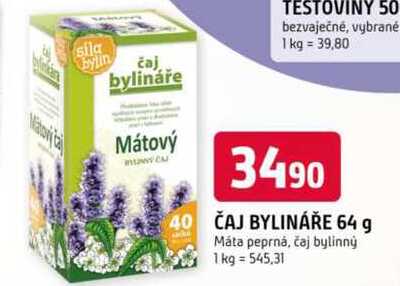 ČAJ BYLINÁŘE 64 g