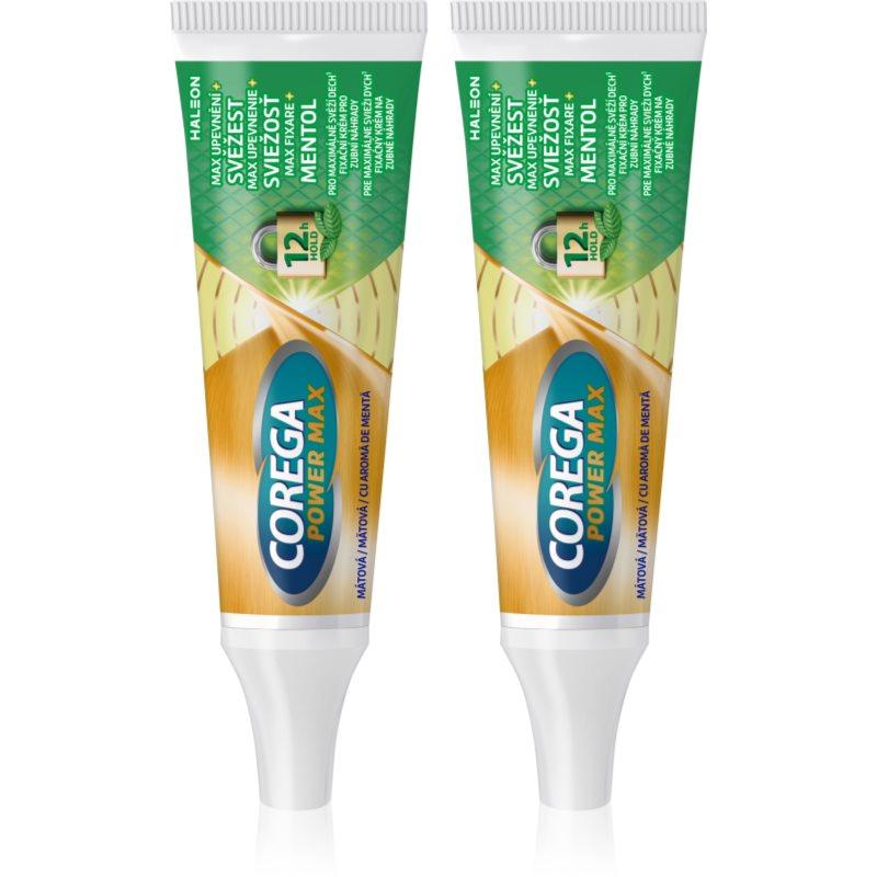 Corega Powermax Fixation Fresh fixační gel na zuby 2x40 g