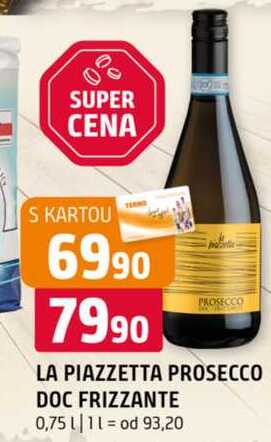 La piazzetta prosecco doc frizzante 0,75l