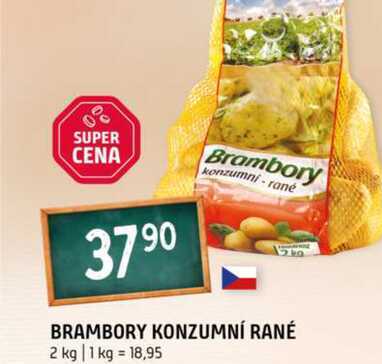 Brambory konzumní rané 2 kg