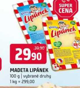 Madeta Lipánek 100g