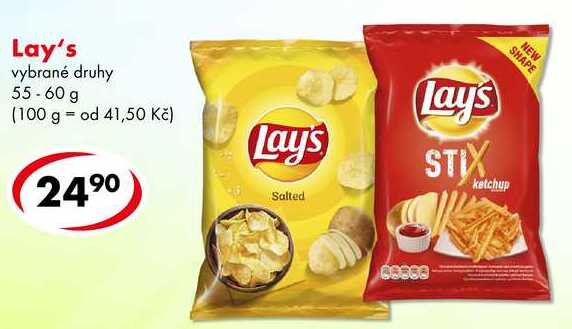 Lay's, 55-60 g 