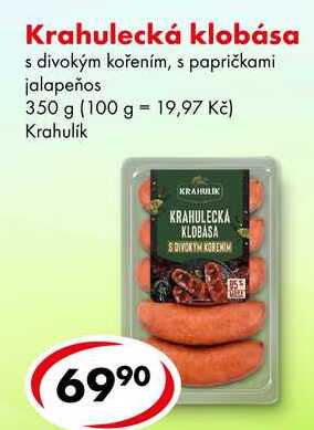 Krahulecká klobása, 350 g