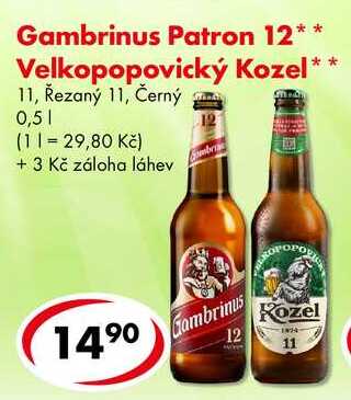 Gambrinus Patron 12, 0,5 l