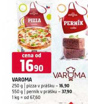 Varoma 250 g pizza v prášku 550 g perník v prášku