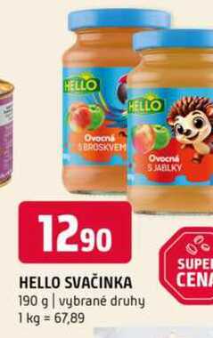 Hello svačinka 190 g vybrané druhy 