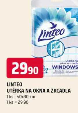 Linteo utěrka na okna a zrcadla 1 ks 40x30 cm 