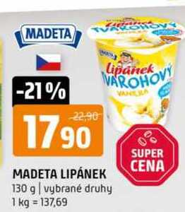 Madeta Lipánek 130 g