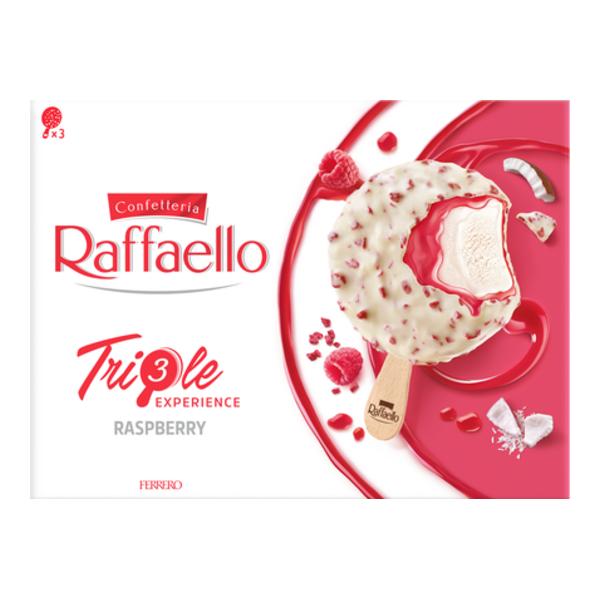 Raffaello Raspberry zmrzlina Multipack mraž. 3 x 60 ml
