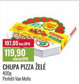 CHUPA PIZZA ŽELÉ 400g 