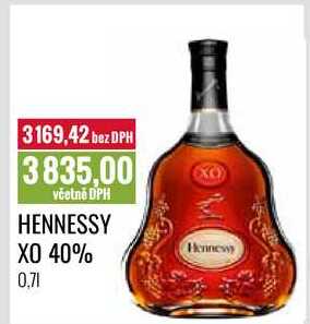 HENNESSY XO 40% 0,7l