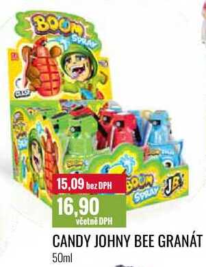 CANDY JOHNY BEE GRANÁT 50ml 