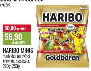 HARIBO MINIS 220g, 250g 