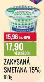 ZAKYSANÁ SMETANA 15% 180g 
