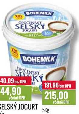 SELSKÝ JOGURT 5Kg 