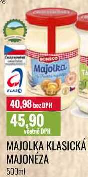 MAJOLKA KLASICKÁ MAJONÉZA 500ml 