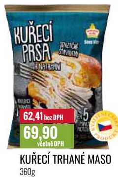 KUŘECÍ TRHANÉ MASO 360g 