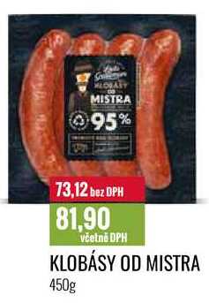 KLOBÁSY OD MISTRA 450g 