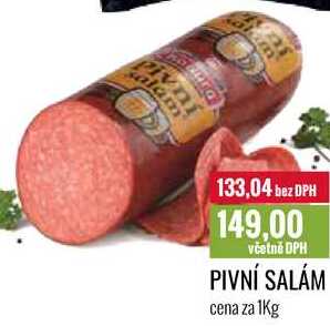 PIVNÍ SALÁM cena za 1Kg 