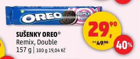OREO SUŠENKY Double, 157 g